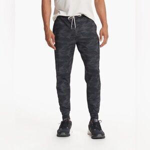 Men's Black Camo Jogger Pants